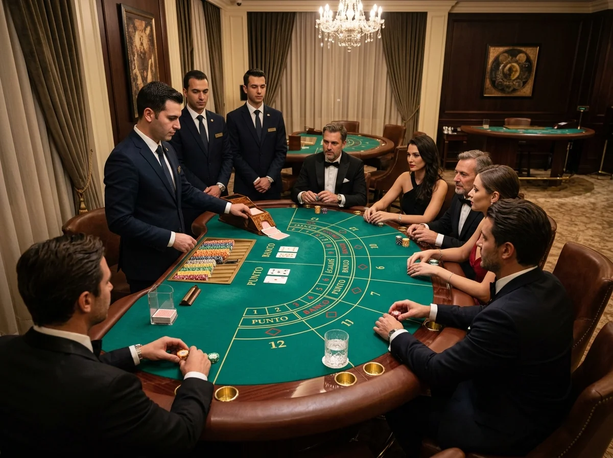 Table Baccarat Punto Tischspiel